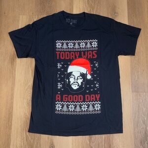 Ice Cube Today Was a Good Day Christmas Holiday T-shirt New Size Large Men’s